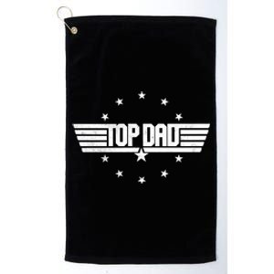 Cool Top Dad Fathers Day Logo Platinum Collection Golf Towel