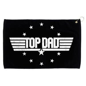 Cool Top Dad Fathers Day Logo Grommeted Golf Towel