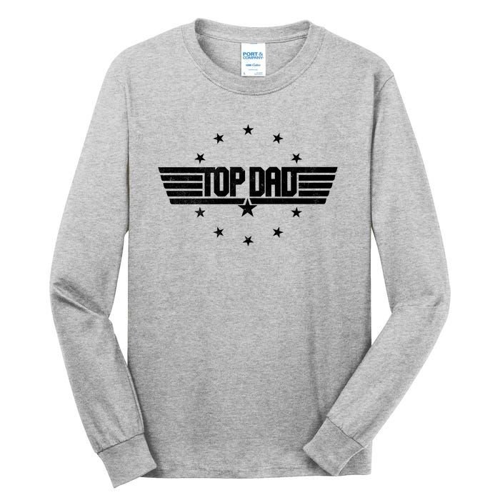 Cool Top Dad Fathers Day Logo Tall Long Sleeve T-Shirt