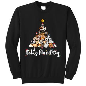 Christmas Tree Dogs Xmas Pet Dog Lover Navidad Santa Gift Sweatshirt