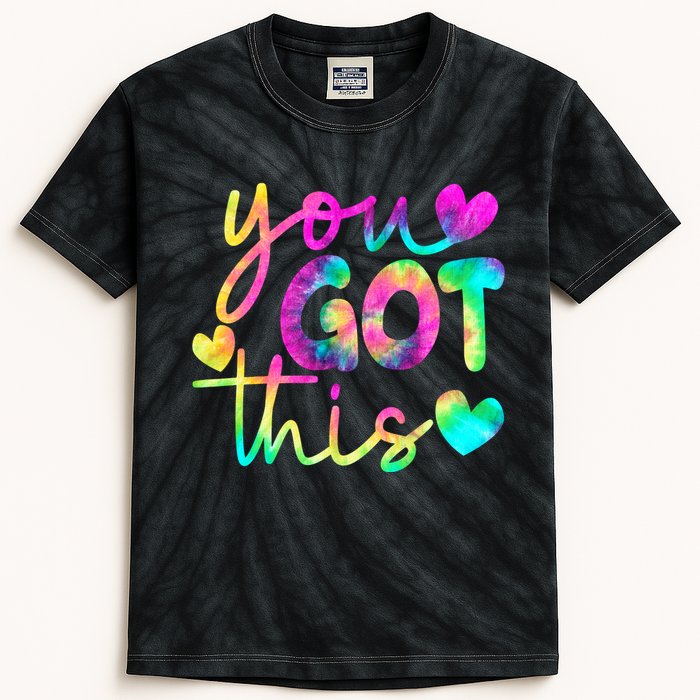 Cute Tie Dye You Got This Kids Tie-Dye T-Shirt