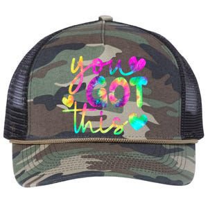 Cute Tie Dye You Got This Retro Rope Trucker Hat Cap