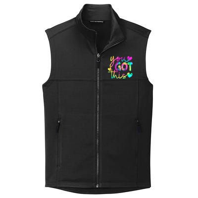 Cute Tie Dye You Got This Collective Smooth Fleece Vest