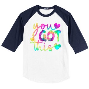 Cute Tie Dye You Got This Baseball Sleeve Shirt