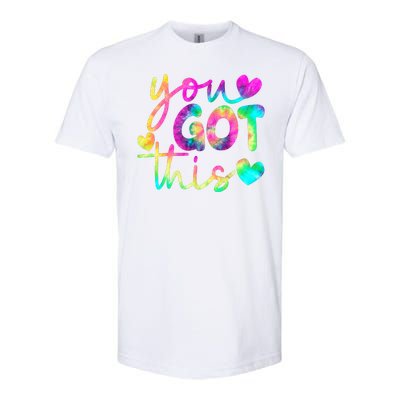 Cute Tie Dye You Got This Softstyle CVC T-Shirt