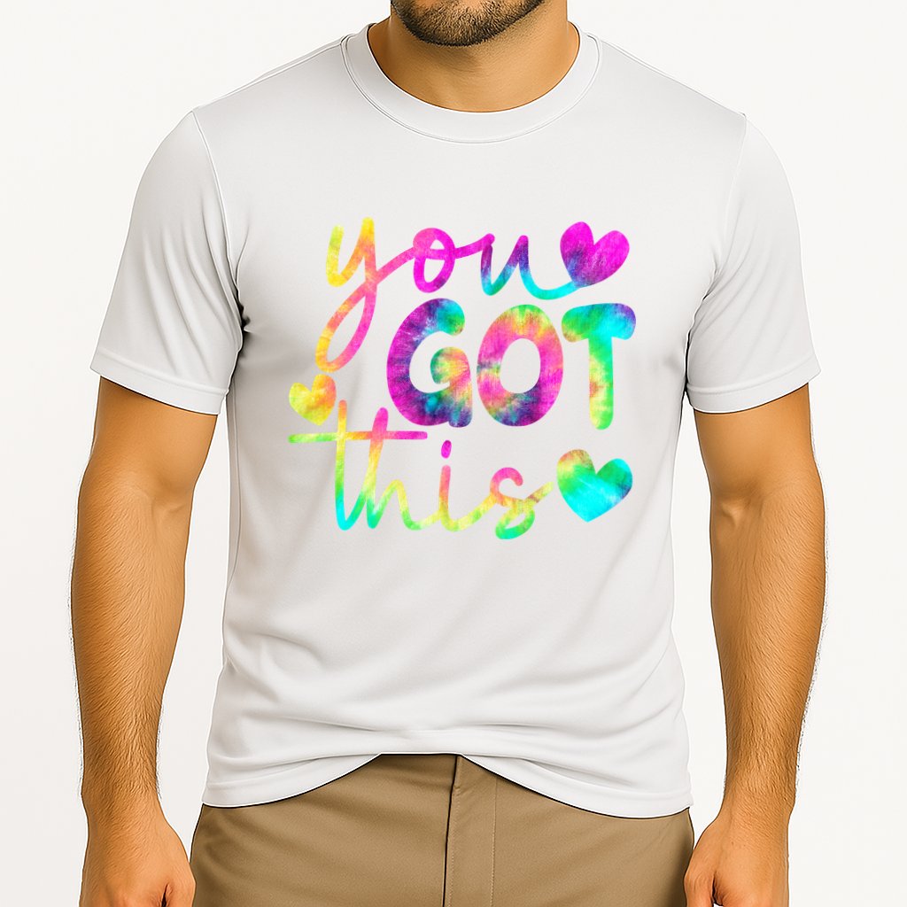 Cute Tie Dye You Got This Cooling Performance Crew T-Shirt
