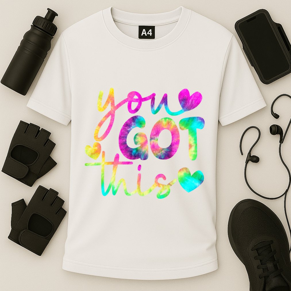 Cute Tie Dye You Got This Cooling Performance Crew T-Shirt
