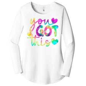 Cute Tie Dye You Got This Women's Perfect Tri Tunic Long Sleeve Shirt