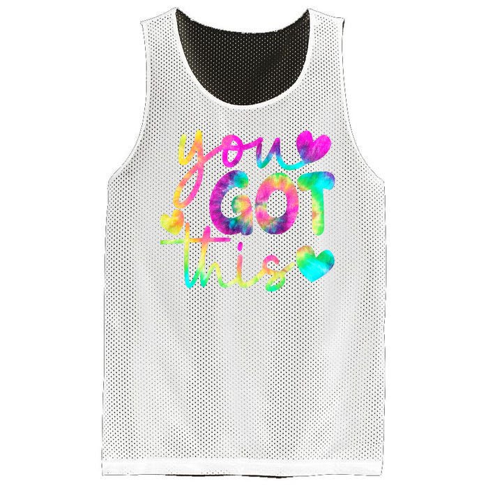 Cute Tie Dye You Got This Mesh Reversible Basketball Jersey Tank