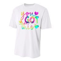 Cute Tie Dye You Got This Performance Sprint T-Shirt