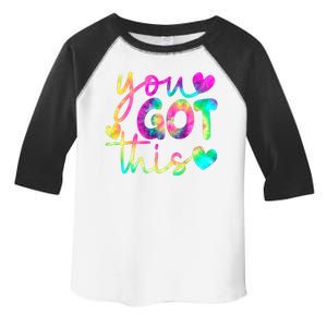 Cute Tie Dye You Got This Toddler Fine Jersey T-Shirt