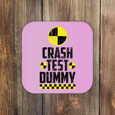 Crash Test Dummy Last Minute Costume Funny Halloween Coaster