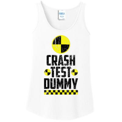 Crash Test Dummy Last Minute Costume Funny Halloween Ladies Essential Tank