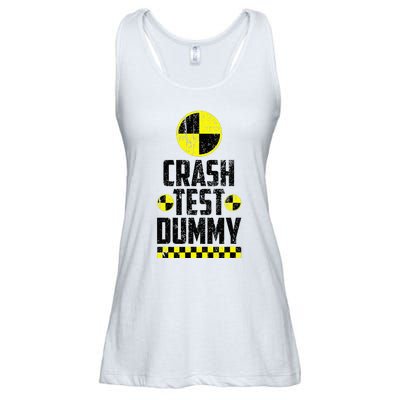 Crash Test Dummy Last Minute Costume Funny Halloween Ladies Essential Flowy Tank