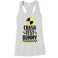 Crash Test Dummy Last Minute Costume Funny Halloween Women's Racerback Tank