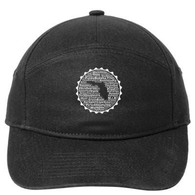 Cracked Toad Design Co. Florida Breweries 7-Panel Snapback Hat