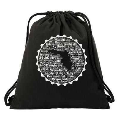 Cracked Toad Design Co. Florida Breweries Drawstring Bag