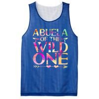 Colorful Tie Dye Abuela Of The Wild One 1st Birthday Hippie Gift Mesh Reversible Basketball Jersey Tank