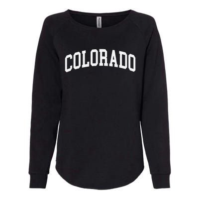 Colorado Throwback Design Classic Womens California Wash Sweatshirt