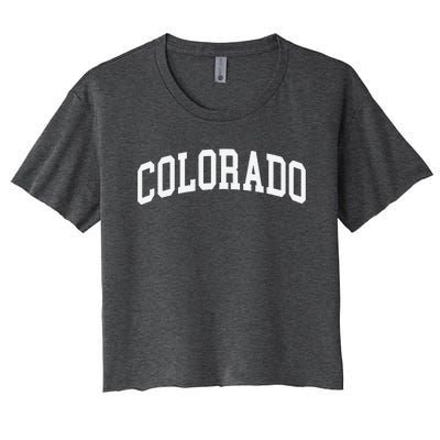 Colorado Throwback Design Classic Women's Crop Top Tee