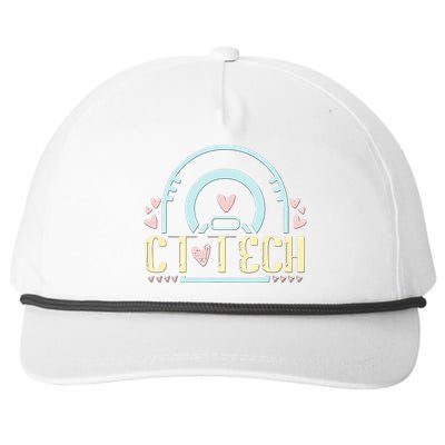 Ct Tech Design Ct Technologist Radiology Snapback Five-Panel Rope Hat