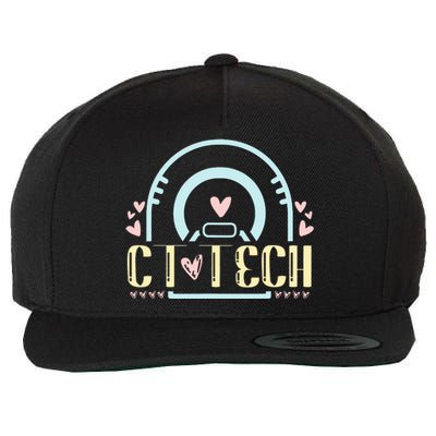 Ct Tech Design Ct Technologist Radiology Wool Snapback Cap