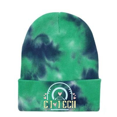 Ct Tech Design Ct Technologist Radiology Tie Dye 12in Knit Beanie