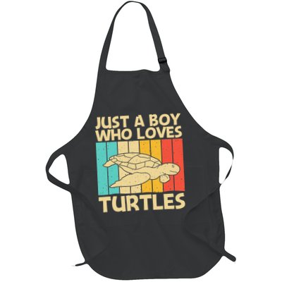 Cool Turtle Design For Sea Turtle Aquatic Animal Apron