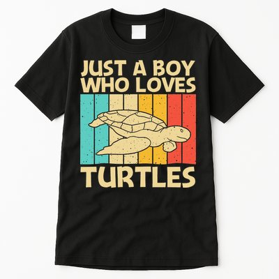 Cool Turtle Design For Sea Turtle Aquatic Animal Tall T-Shirt