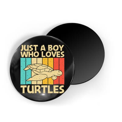 Cool Turtle Design For Sea Turtle Aquatic Animal Magnet
