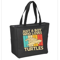 Cool Turtle Design For Sea Turtle Aquatic Animal Zip Tote Bag