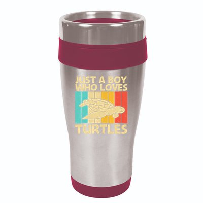 Cool Turtle Design For Sea Turtle Aquatic Animal 16oz Travel Tumbler