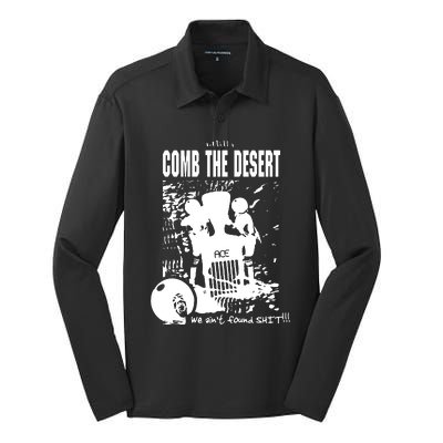 Comb The Desert Silk Touch Performance Long Sleeve Polo