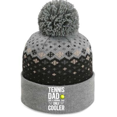 Cool Tennis Dad Of A Tennis Player Dad Tennis Father Gift The Baniff Cuffed Pom Beanie