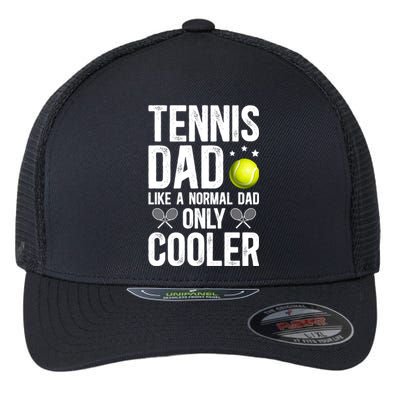 Cool Tennis Dad Of A Tennis Player Dad Tennis Father Gift Flexfit Unipanel Trucker Cap