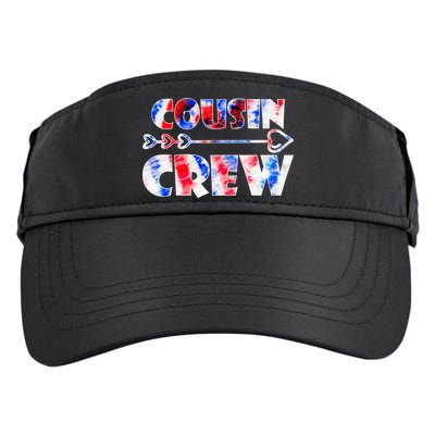 Colorful Tie Dye Team Cousin Squad Cousin Crew Cute Gift Adult Drive Performance Visor