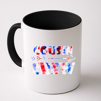 Colorful Tie Dye Team Cousin Squad Cousin Crew Cute Gift Mug