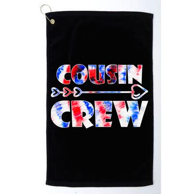 Colorful Tie Dye Team Cousin Squad Cousin Crew Cute Gift Golf Towel