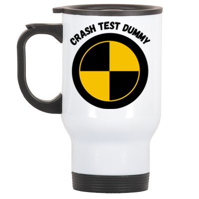 Crash Test Dummy Stainless Steel Travel Mug