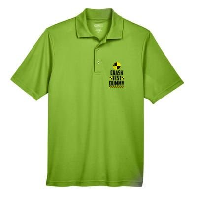 Crash Test Dummy Last Minute Costume Funny Halloween Men's Origin Performance Pique Polo