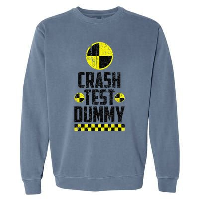 Crash Test Dummy Last Minute Costume Funny Halloween Garment-Dyed Sweatshirt