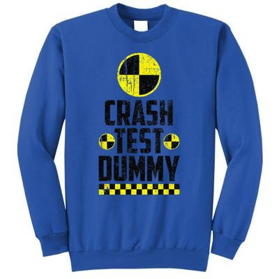 Crash Test Dummy Last Minute Costume Funny Halloween Sweatshirt