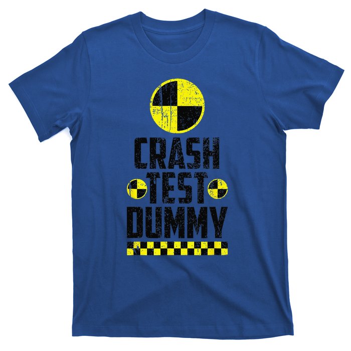 Crash Test Dummy Last Minute Costume Funny Halloween T-Shirt