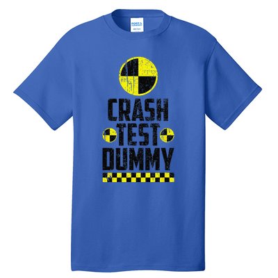 Crash Test Dummy Last Minute Costume Funny Halloween Tall T-Shirt