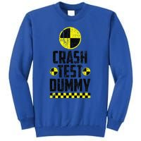 Crash Test Dummy Last Minute Costume Funny Halloween Tall Sweatshirt