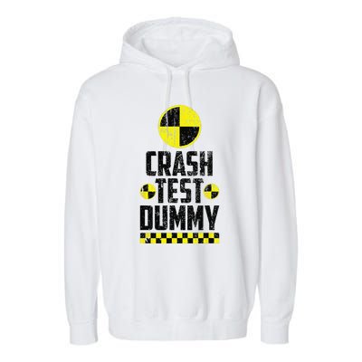 Crash Test Dummy Last Minute Costume Funny Halloween Garment-Dyed Fleece Hoodie