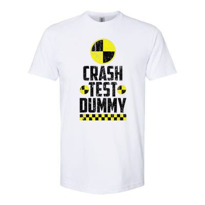 Crash Test Dummy Last Minute Costume Funny Halloween Softstyle CVC T-Shirt