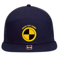 Crash Test Dummy Costume 7 Panel Mesh Trucker Snapback Hat