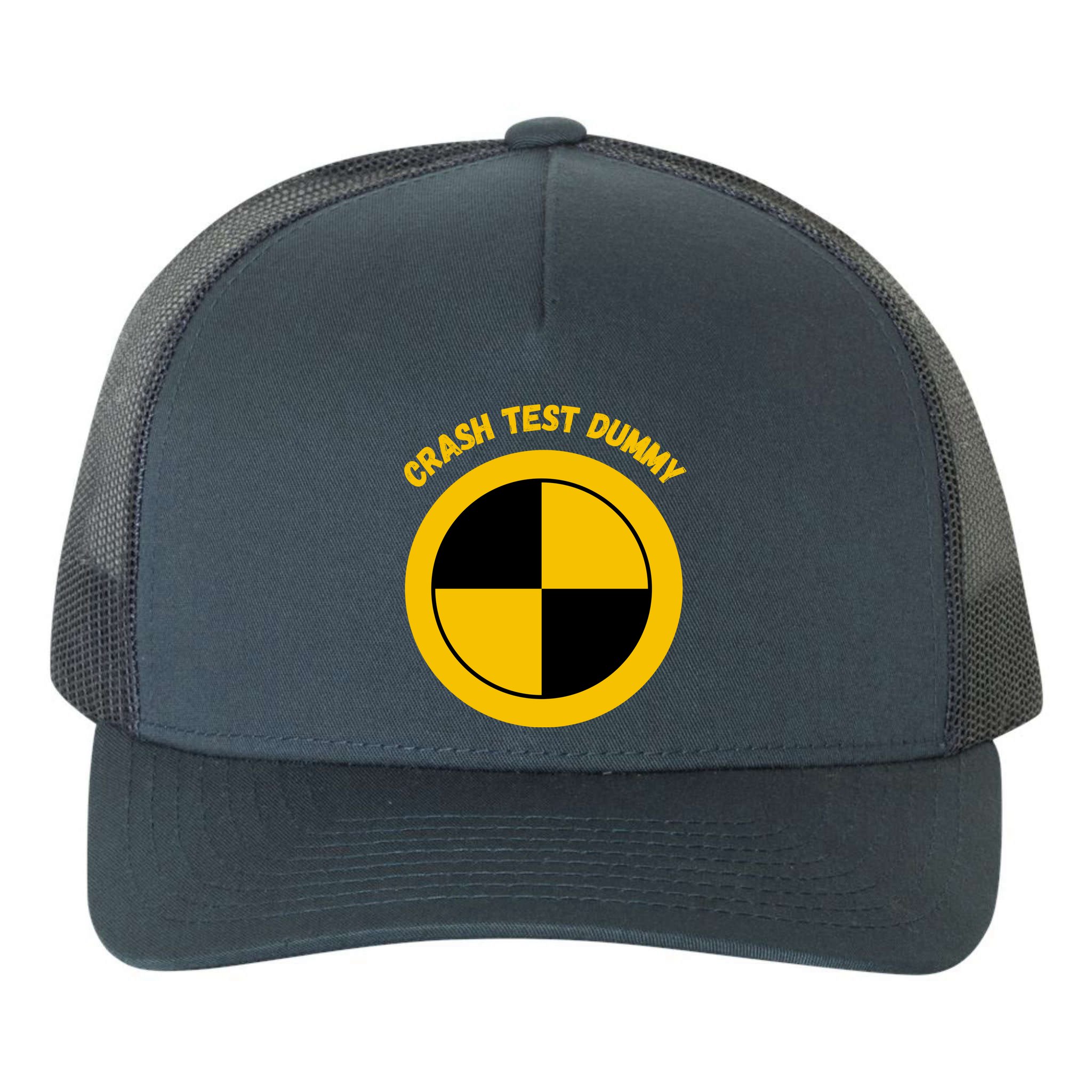 Crash Test Dummy Costume Yupoong Adult 5-Panel Trucker Hat