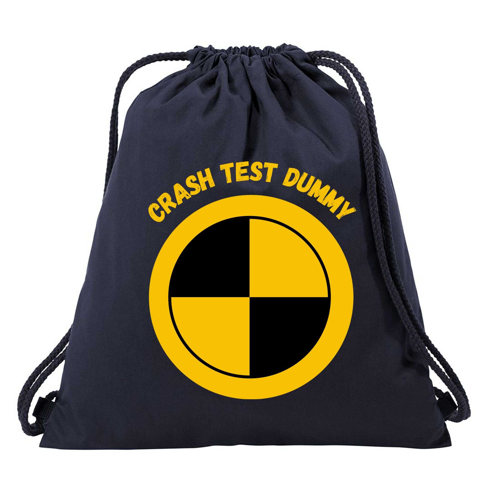 Crash Test Dummy Costume Drawstring Bag